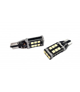 LED žiarovky do spiatočky W16W, T15, 15x LED, CAN-bus, 12V, 2ks