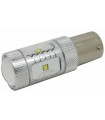 LED BA15S 12-24V, 30W (6x5W), biela, 1ks