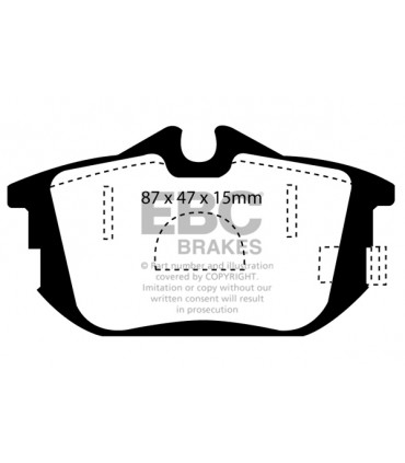 EBC Greenstuff brzdové platničky DP21076