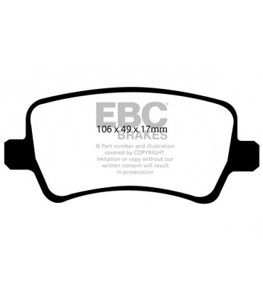 EBC Greenstuff brzdové platničky DP21934
