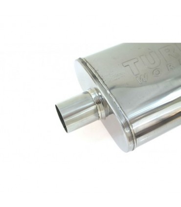 Nerezový  UNI tlmič RS 21 - stredový - vstup/výstup 2" - 51mm, nerez 409