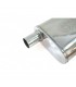 Nerezový  UNI tlmič RS 20 - stredový - vstup/výstup 3" - 76mm, nerez 409