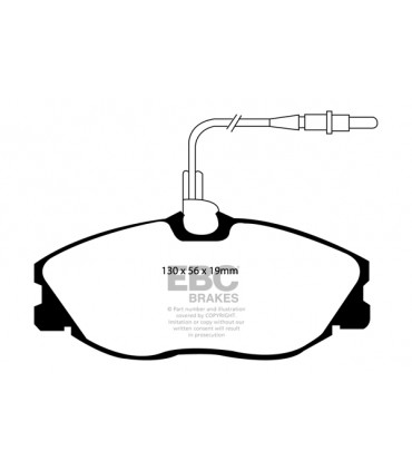 EBC Greenstuff brzdové platničky DP21047