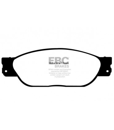 EBC Ultimax brzdové platničky DP1220