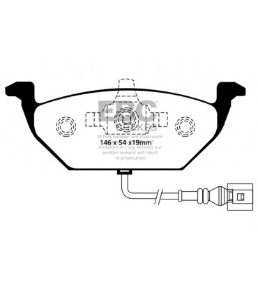 EBC Ultimax brzdové platničky DP1329