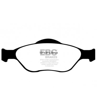 EBC Greenstuff brzdové platničky DP21320