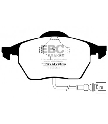 EBC Greenstuff brzdové platničky DP21330