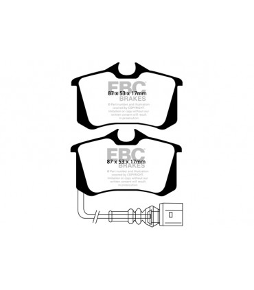 EBC Greenstuff brzdové platničky DP21497