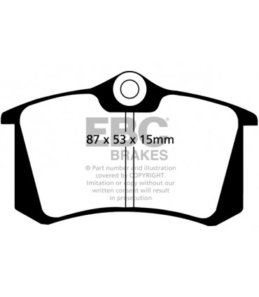 EBC Greenstuff brzdové platničky DP2680