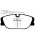 EBC Greenstuff brzdové platničky DP2733