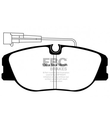 EBC Greenstuff brzdové platničky DP2733