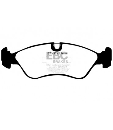 EBC Greenstuff brzdové platničky DP2760