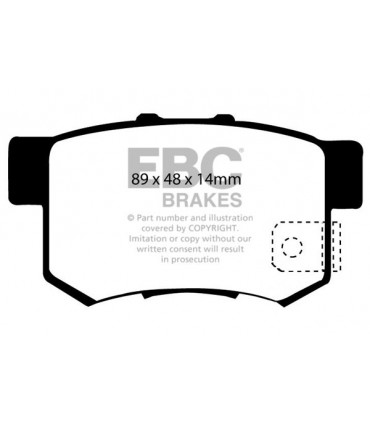 EBC Redstuff brzdové platničky DP31193C