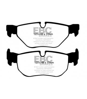EBC Redstuff brzdové platničky DP31577C