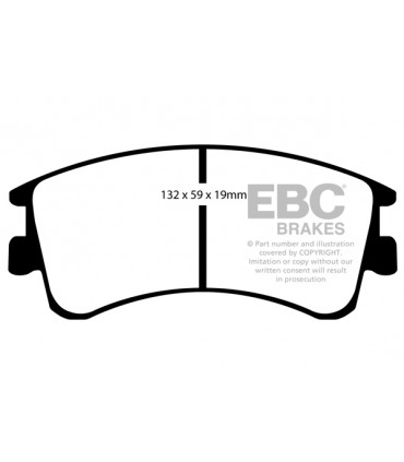 EBC Ultimax brzdové platničky DP1465