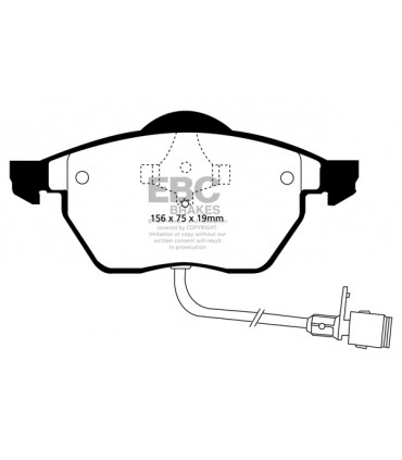 EBC Ultimax brzdové platničky DP836