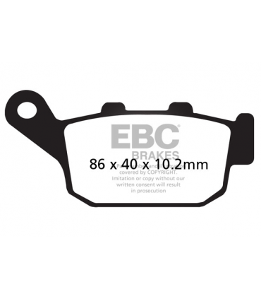 EBC Brakes HH sintrované brzdové platničky FA140HH