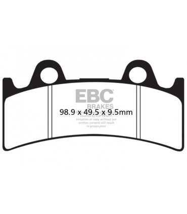 EBC Brakes HH sintrované brzdové platničky FA190HH