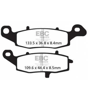 EBC Brakes FA štandardné brzdové platničky FA229