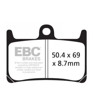 EBC Brakes HH sintrované brzdové platničky FA380HH