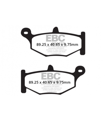EBC Brakes HH sintrované brzdové platničky FA419HH