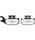 EBC Brakes TT štandardné brzdové platničky FA428TT
