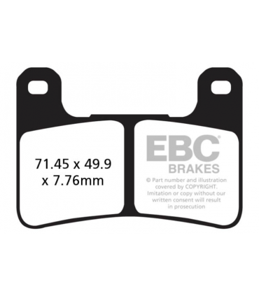 EBC Brakes GP závodné brzdové platničky GPFA379HH
