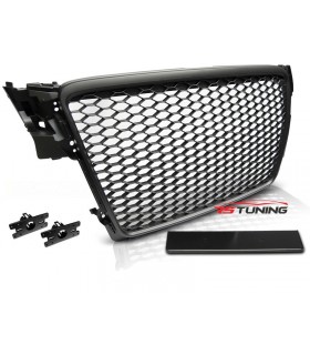 Predná maska AUDI A4 B8 08-11 BLACK RS-STYLE