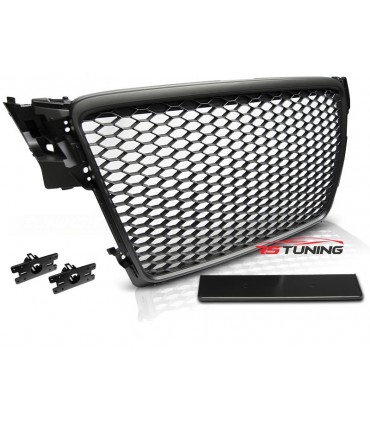 Predná maska AUDI A4 B8 08-11 BLACK RS-STYLE