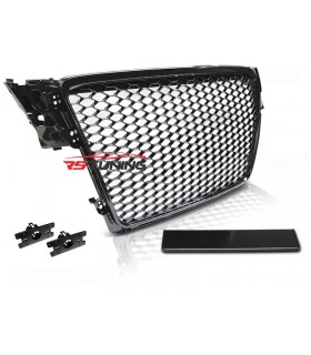 Predná maska AUDI A4 B8 08-11 GLOSSY BLACK RS-STYLE