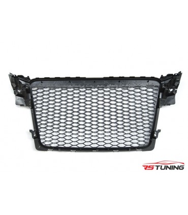 Predná maska AUDI A4 B8 08-11 GLOSSY BLACK RS-STYLE