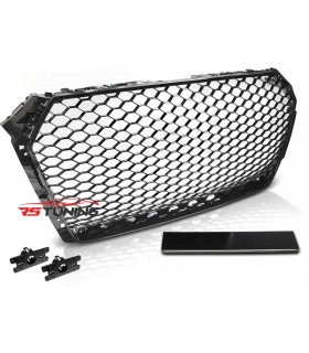 Predná maska AUDI A4 B9 15- BLACK GLOSSY RS-STYLE