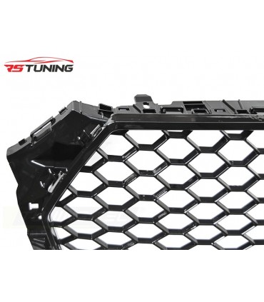 Predná maska AUDI A4 B9 15- BLACK GLOSSY RS-STYLE