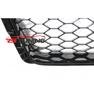 Predná maska AUDI A4 B9 15- BLACK GLOSSY RS-STYLE