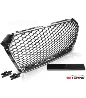 Predná maska AUDI A4 B9 15- BLACK CHROME RS-STYLE