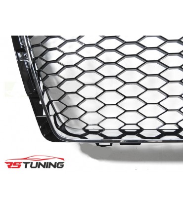 Predná maska AUDI A4 B9 15- BLACK CHROME RS-STYLE