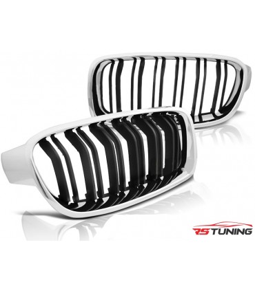 Predná maska BMW F30 / F31 10.11- M3 LOOK CHROME BLACK