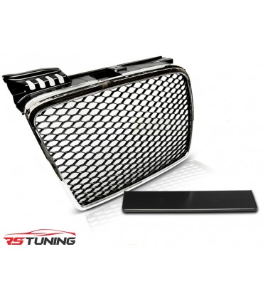 Predná maska AUDI A4 (B7) RS-TYPE 11.04-03.08 GLOSSY BLACK