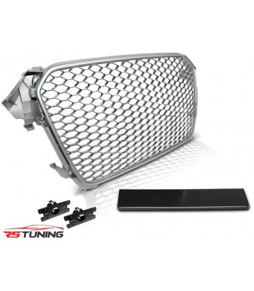 Predná maska AUDI A4 (B8) RS-TYPE 11.11-15 SILVER