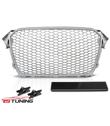Predná maska AUDI A4 (B8) RS-TYPE 11.11-15 SILVER