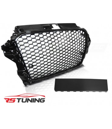 Predná maska AUDI A3 (8V) RS3 STYLE GLOSSY BLACK 12-16