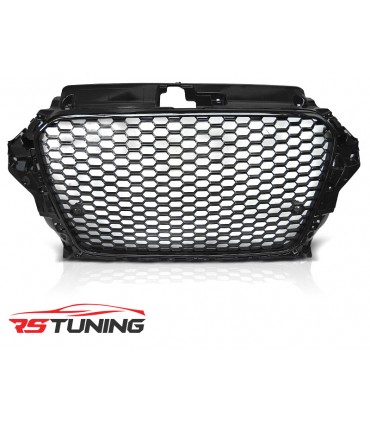 Predná maska AUDI A3 (8V) RS3 STYLE GLOSSY BLACK 12-16