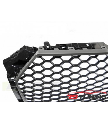 Predná maska AUDI A4 B9 15-19 MATT GRAY SILVER RS-STYLE