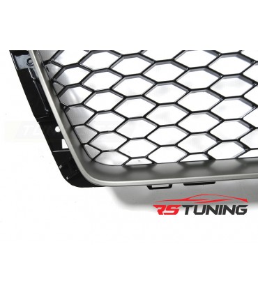 Predná maska AUDI A4 B9 15-19 MATT GRAY SILVER RS-STYLE