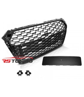 Predná maska AUDI A4 B9 15-19 GLOSSY BLACK RS4 STYLE PDC