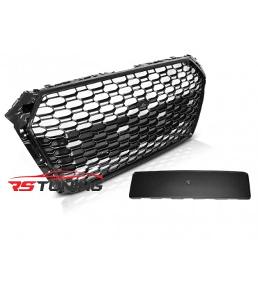 Predná maska AUDI A4 B9 15-19 GLOSSY BLACK RS4 STYLE