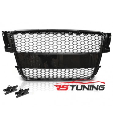 Predná maska AUDI A5 07-06.11 GLOSSY BLACK RS-STYLE