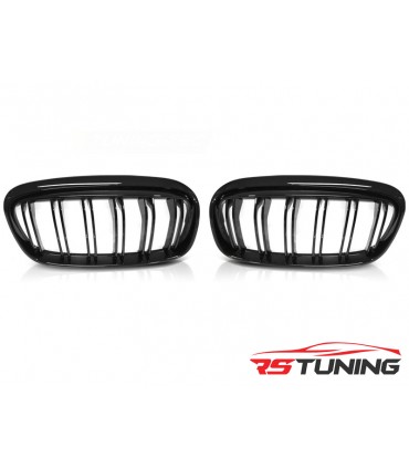 Predná maska BMW F45/F46 14-18 GLOSSY BLACK DOUBLE BAR