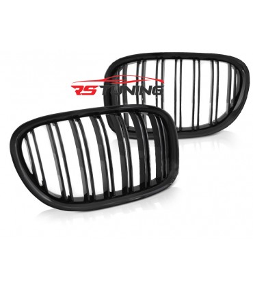 Predná maska BMW F01 09-15 DUBLE BAR GLOSSY BLACK