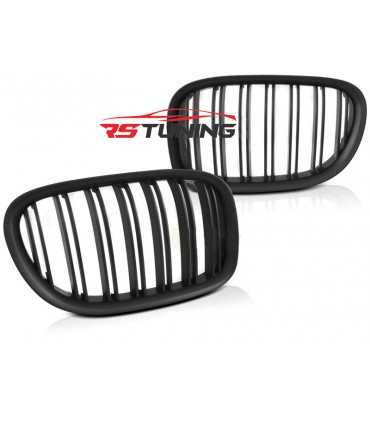 Predná maska BMW F01 09-15 DUBLE BAR MATT BLACK